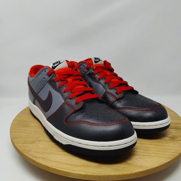 NikeDunkLow-women’s-12(fit like men’s12)- BlackGray-[317813 005]-LowTop-Shoes - Picture 3 of 12